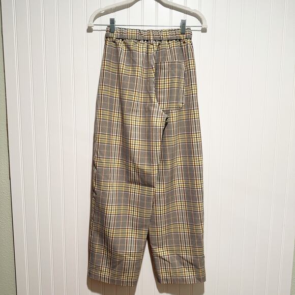 Urban Outfitters Arlo Plaid Pleated Pants Pull On Size XS - Picture 6 of 7